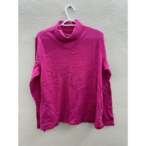 Studio Works Womens Shirt Size XL Turtleneck Pink Long Sleeve - Picture 1 of 11